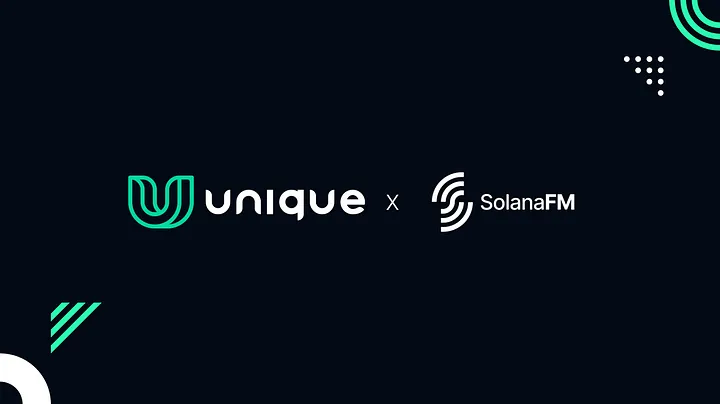 Unique.vc and Solana FM logotypes